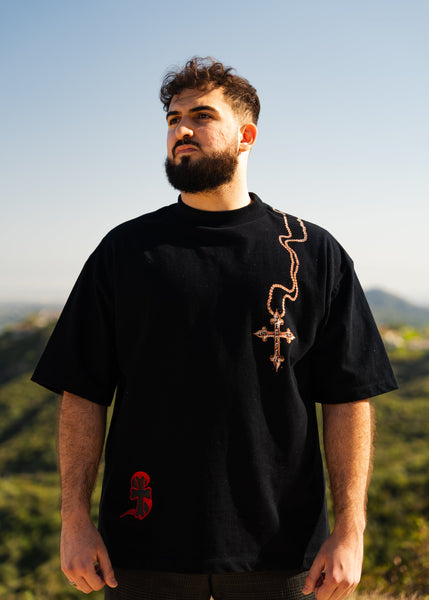 Embroidered Genuine Cow leather